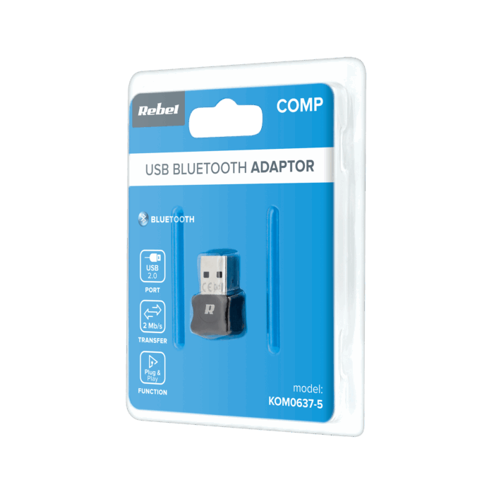 Адаптер Bluetooth 5.0 Rebel KOM0637-5 NanoStick - Зображення 3