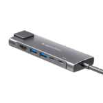 Адаптер (концентратор) USB типу C на HDMI/2x Krüger&matz KM0391.2 USB 3.0/2x USB типу C/RJ45