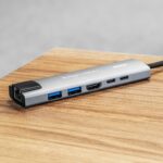 Адаптер (концентратор) USB типу C на HDMI/2x Krüger&matz KM0391 USB 3.0/2x USB типу C/RJ45 - Зображення 6