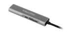 Адаптер (концентратор) USB типу C на порт HDMI/USB 3.0/SD/MicroSD/C Krüger&matz KM0390
