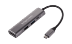 Адаптер (концентратор) USB типу C на порт HDMI/USB 3.0/USB Krüger&matz KM0400 2.0/C - Зображення 2