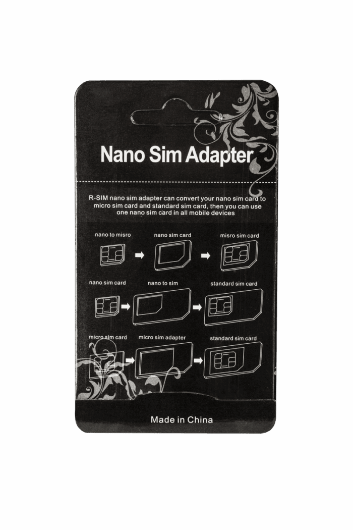 Адаптер Nano SIM 3-в-1 GSM0517 чорний - Зображення 2