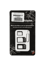 Адаптер Nano SIM 3-в-1 GSM0517 чорний