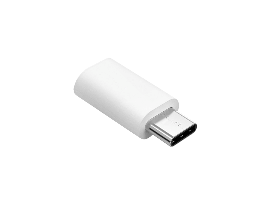 Адаптер Micro USB - USB типу C сріблястий Адаптер Micro USB - GSM1001W USB типу C сріблястий