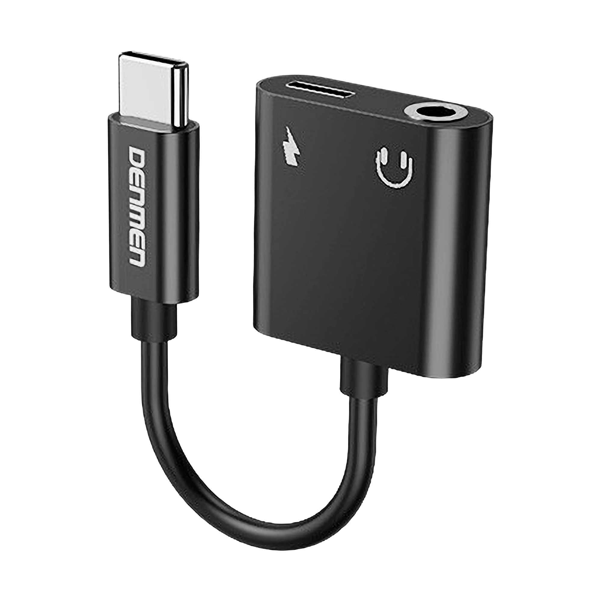 Адаптер USB Type-C -> Jack + USB Type-C (зарядка) Адаптер USB Type-C GSM1070 -> Jack + USB Type-C (зарядка)