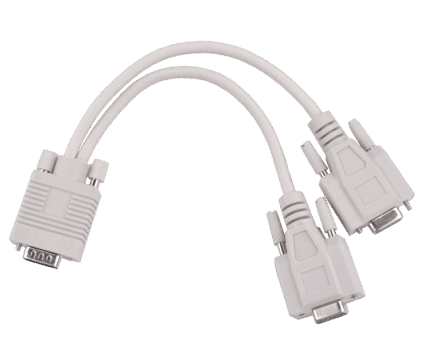 VGA-адаптер KPO3869 (15-контактний чоловічий) -2x (15-контактний жіночий)
