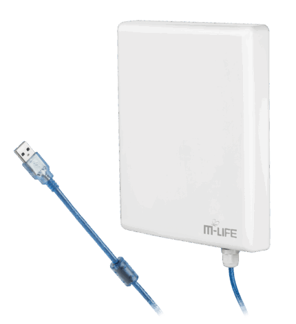 Активна Wi-Fi антена M-life ML0648 36dBi USB
