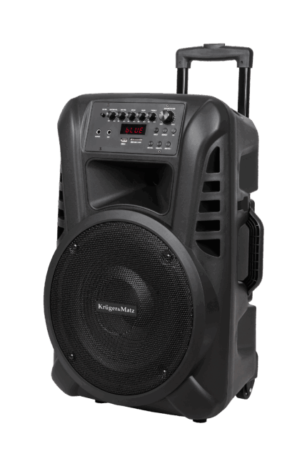 Активний динамік Krüger&matz KM1712 (з 2 бездротовими мікрофонами UHF SD Bluetooth