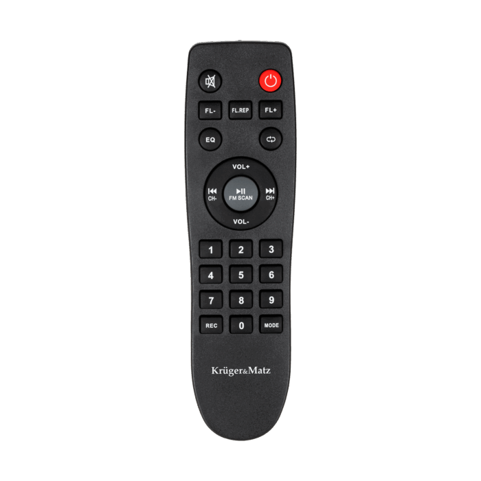 Активний динамік Krüger&matz KM1718 (з 2 бездротовими мікрофонами UHF, SD, Bluetooth, FM, USB, світлодіодним підсвічуванням) 60 Вт - Зображення 7