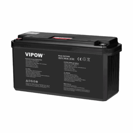 Акумулятор LiFePO4 Vipow BAT0495 100Ah 25.6V з BMS