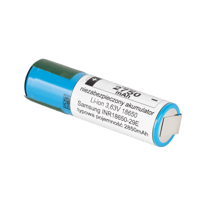 Акумулятор Samsung BAT0656 18650 2850mAh 3.7V з пластинами INR18650-29E-FT - Зображення 2