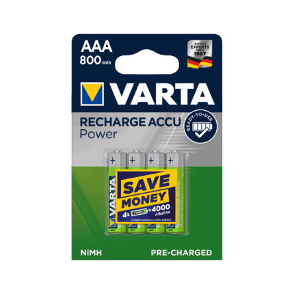 Батарейки Varta BAT0255 AAA 800mAh