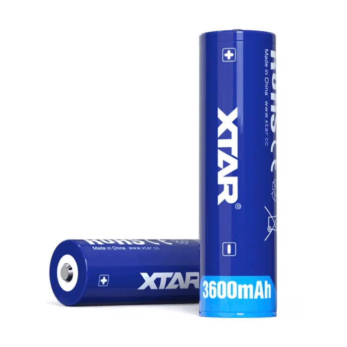 Літій-іонний BAT0669 акумулятор XTAR 18650 3.7V 3600mAh із захистом - Зображення 2