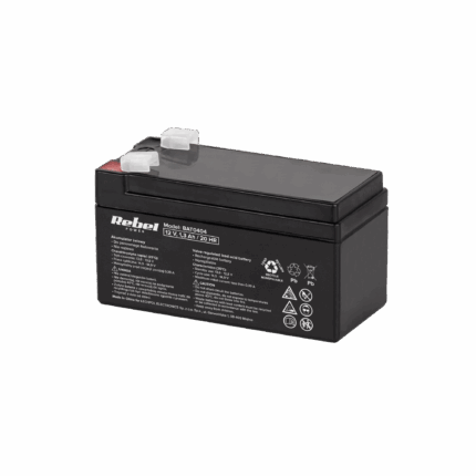 Гелевий акумулятор Rebel BAT0404 12V 1.3Ah