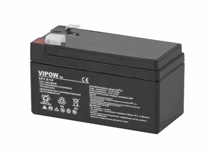 Гелевий акумулятор Vipow BAT0213 12V 1.3Ah