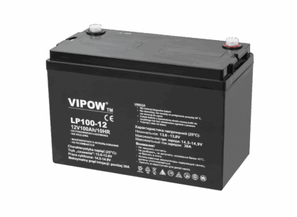 Гелевий акумулятор Vipow BAT0225 12V 100Ah