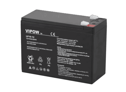 Гелевий акумулятор Vipow BAT0215 12V 10Ah