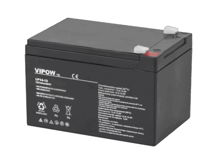 Гелевий акумулятор Vipow BAT0217 12V 14Ah