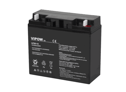 Гелевий акумулятор Vipow BAT0218 12V 20Ah