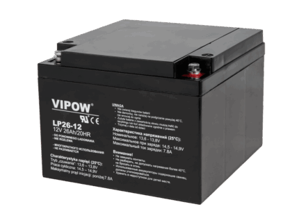 Гелевий акумулятор Vipow BAT0270 12V 26Ah