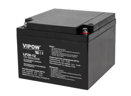 Гелевий акумулятор Vipow BAT0230 12V 28Ah
