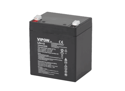 Гелевий акумулятор Vipow BAT0210 12V 4.0Ah