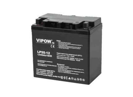 Гелевий акумулятор Vipow BAT0223 12V 55Ah