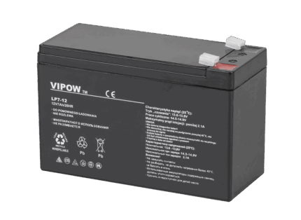 Гелевий акумулятор Vipow BAT0211 12V 7.0Ah