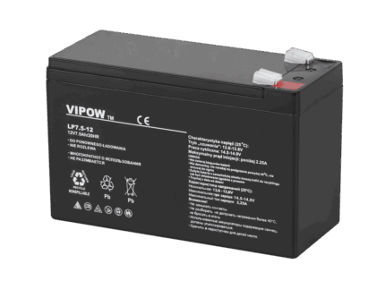 Гелевий акумулятор Vipow BAT0214 12V 7.5Ah