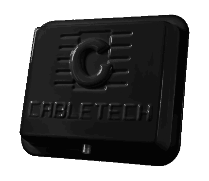 Зовнішня панельна антена DVB-T Cabletech ANT0581 45 дБ чорного кольору