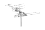 Дуплексна VHF/UHF Barczak electronics ANT0632 TV антена Barczak