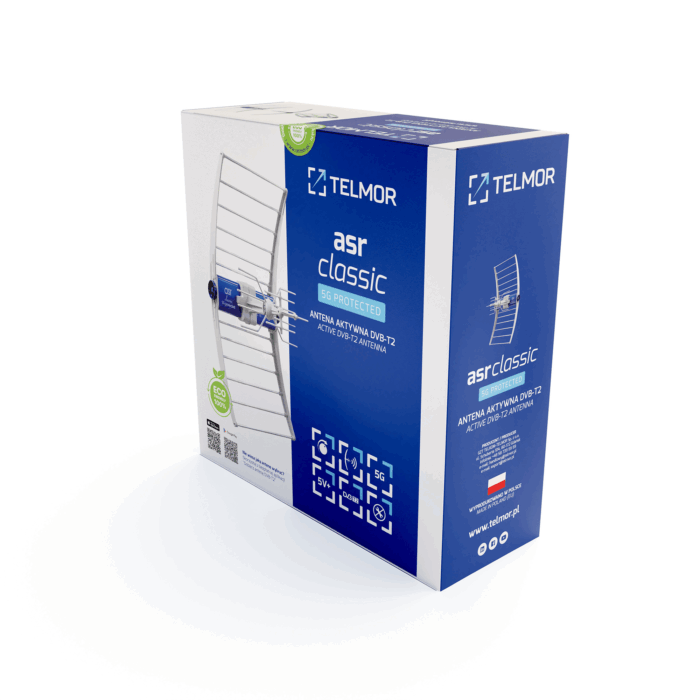DVB-T/T2 телевізійна антена ASR Classic 5G PROTECTED 2023 ECO Telkom telmor ANT0707.1ECO (без блоку живлення) - Зображення 6