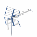Телевізійна антена DVB-T/T2 VHF/UHF TT W19 Silver COMBO 5G Захищена Telkom telmor ANT0711