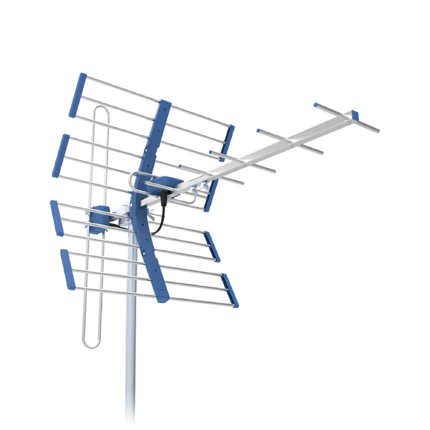 Телевізійна антена DVB-T/T2 VHF/UHF TT W19 Silver COMBO 5G Захищена Telkom telmor ANT0711