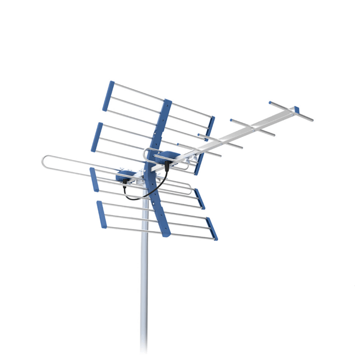 Телевізійна антена DVB-T/T2 VHF/UHF TT W19 Silver COMBO 5G Захищена Telkom telmor ANT0711 - Зображення 2