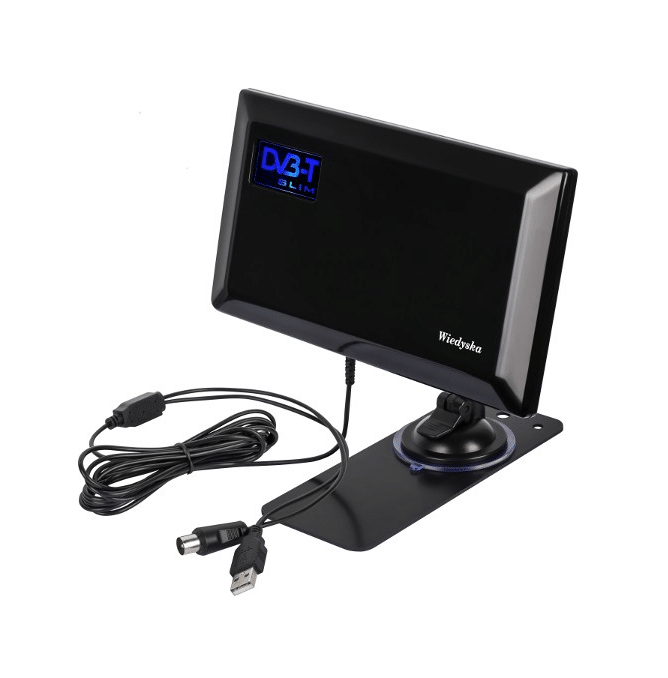 DVB-T SLIM кімнатна телевізійна антена Wiedyska DVB-T ANT0307 SLIM кімнатна телевізійна антена Wiedyska