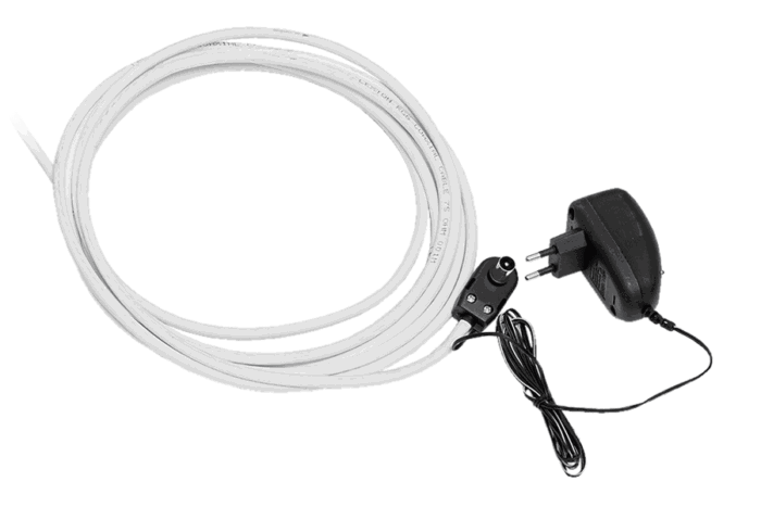 Кімнатна/зовнішня телевізійна антена Mini-Yagi Barczak electronics ANT0239 з підсилювачем та 5-метровим кабелем Barczak - Зображення 2