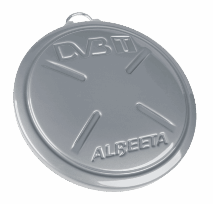 Універсальна телевізійна антена UNI-ALBEETA ANT0584 12/24/230
