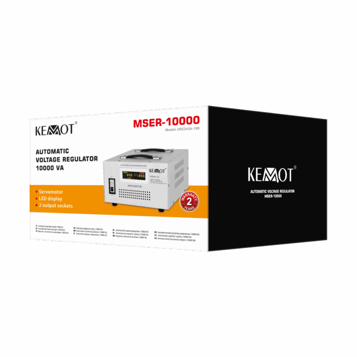 Автоматичний регулятор напруги Kemot URZ3426-10K MSER-10000 (10000 ВА, серводвигун) - Зображення 5