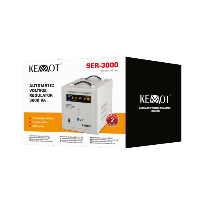 Автоматичний регулятор напруги Kemot URZ3414 SER-3000 - Зображення 5