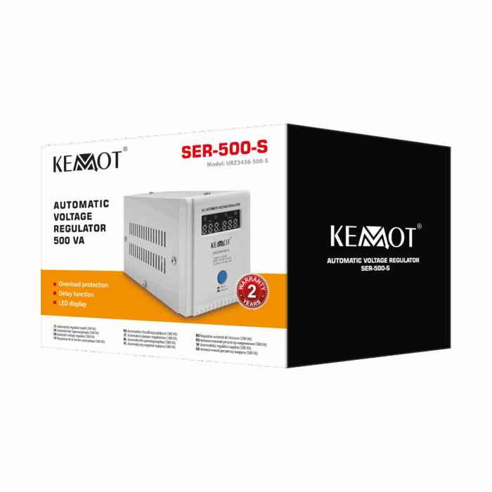 Автоматичний регулятор напруги Kemot URZ3438-500-S SER-500-S, точність 8% - Зображення 5