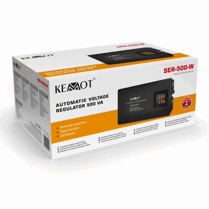 Автоматичний стабілізатор напруги Kemot URZ3439-500-W SER-500-W, точність 8% - Зображення 5
