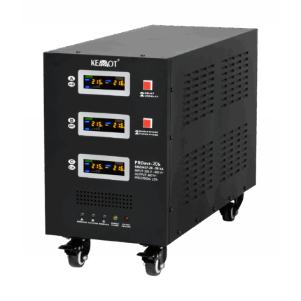 Автоматичний трифазний регулятор напруги Kemot URZ3437-20 PROavr-20k