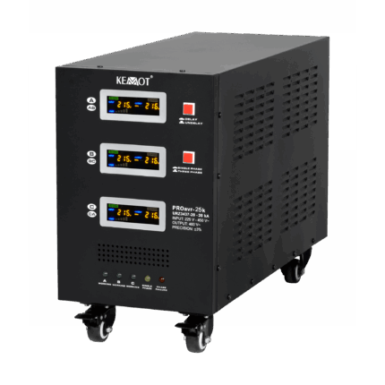 Автоматичний трифазний регулятор напруги Kemot URZ3437-25 PROavr-25k