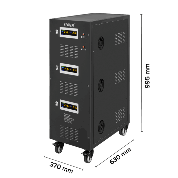 Автоматичний трифазний регулятор напруги Kemot URZ3437-50 PROavr-50k - Зображення 7