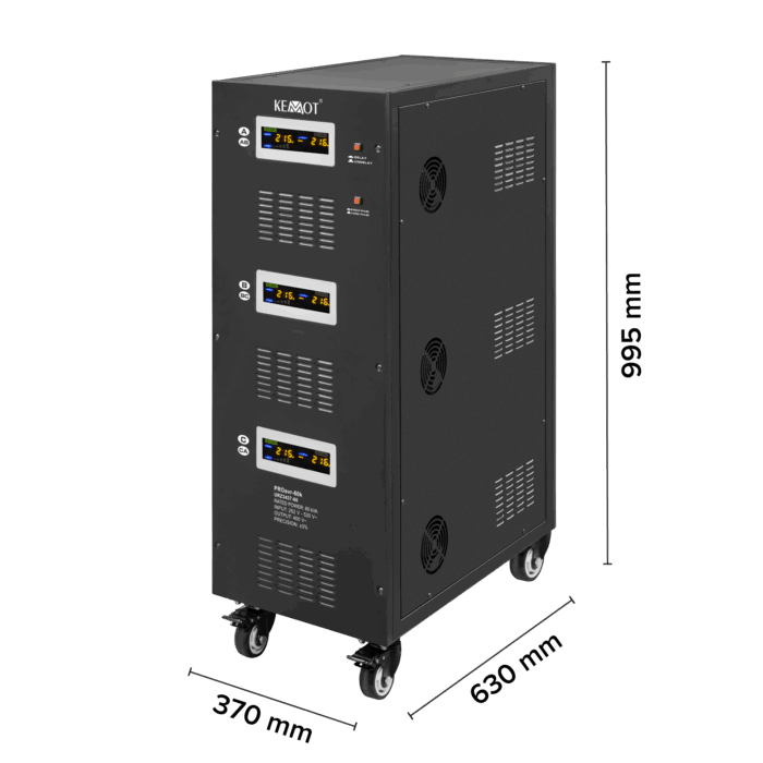 Автоматичний трифазний регулятор напруги Kemot URZ3437-60 PROavr-60k - Зображення 7