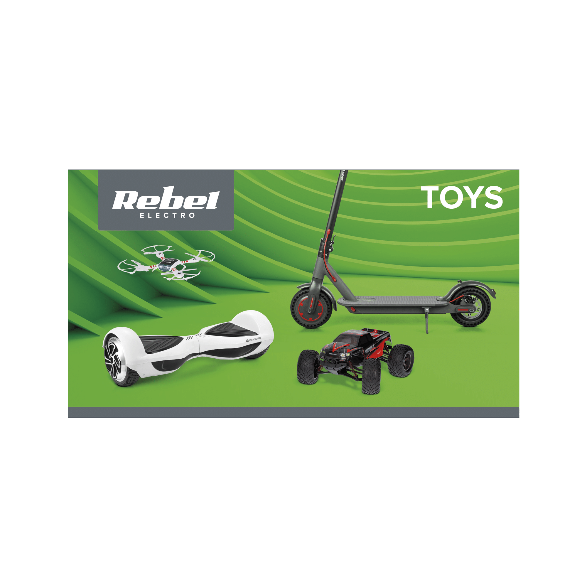 Банер Rebel Toys (200 x 110 см) Банер Rebel MR-RB-104 Toys (200 x 110 см)