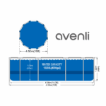 Басейн Avenli 17802EU Premimu з каркасом круглий 457x122, комплект - Зображення 8