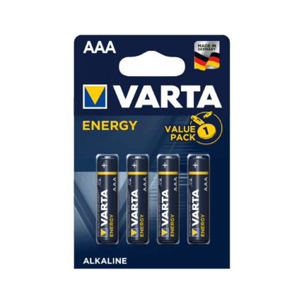 Лужні батарейки Varta BAT0231 LR03 ENERGY 4 шт./бл.