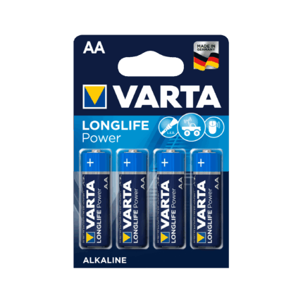 Лужні батарейки Varta BAT0237 LR06 HIGH ENERGY 4 шт./бл.